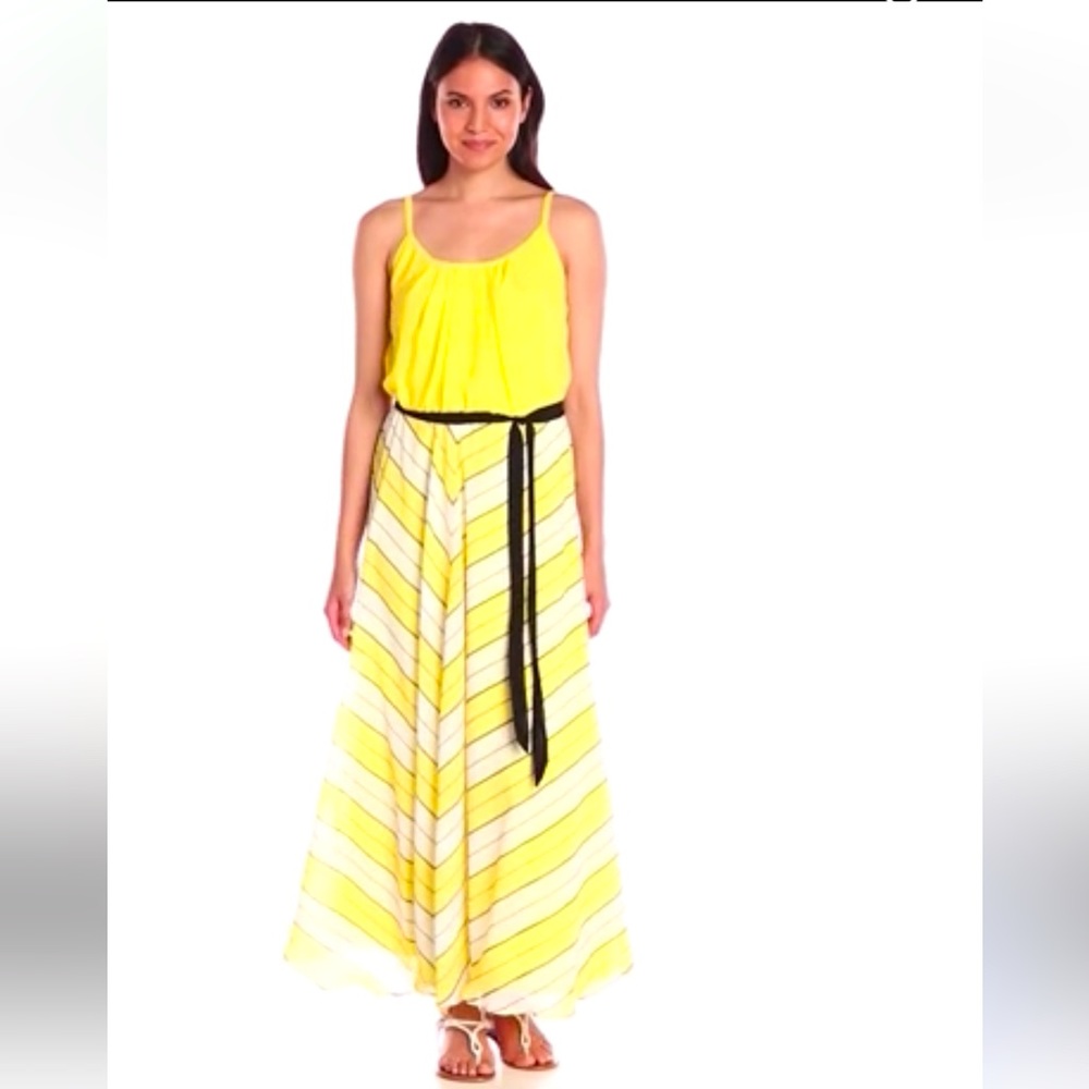 Robbie Bee Yellow Maxi Dress